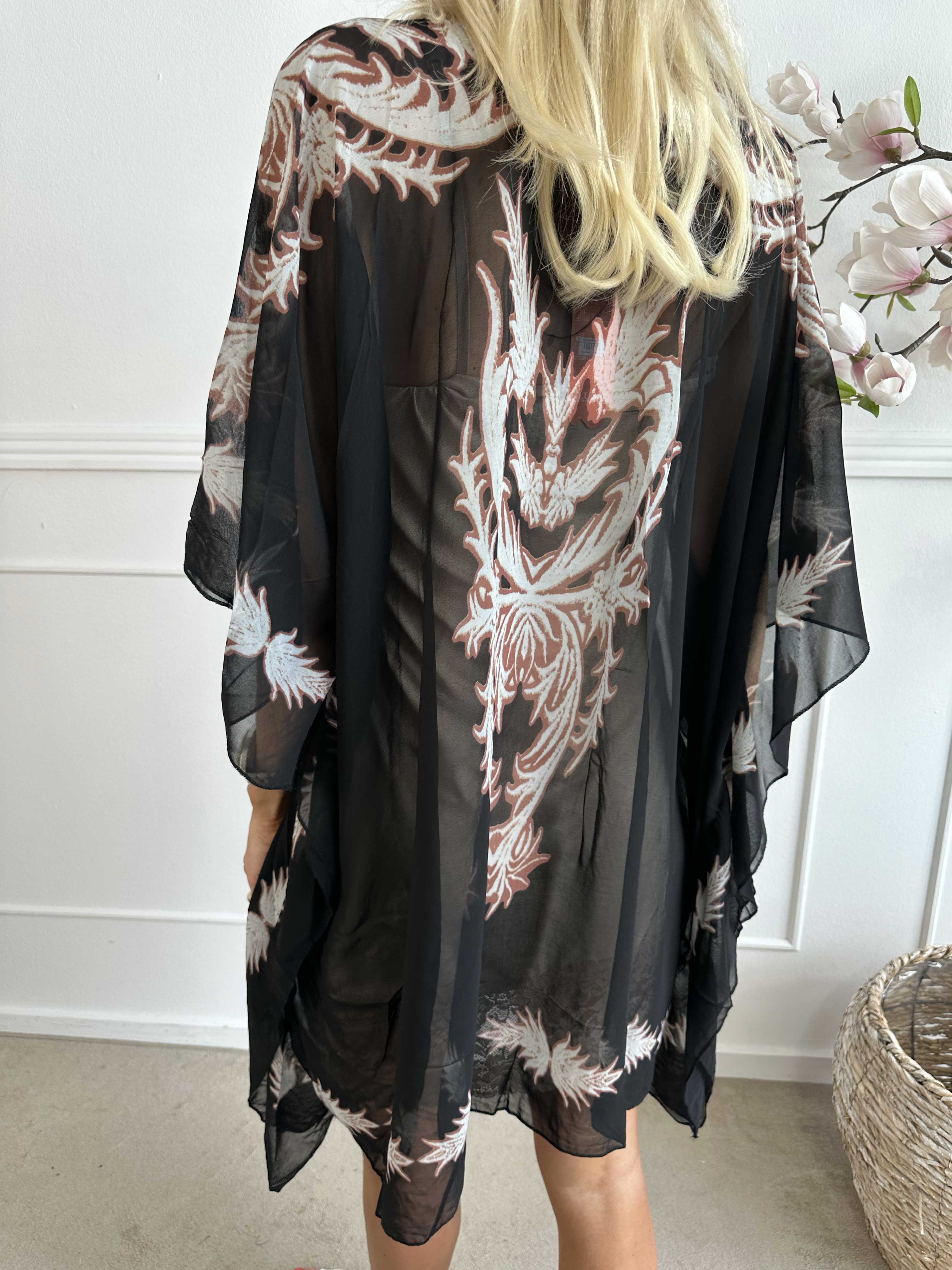 Josefina - Semitransparent tunika med dragsko